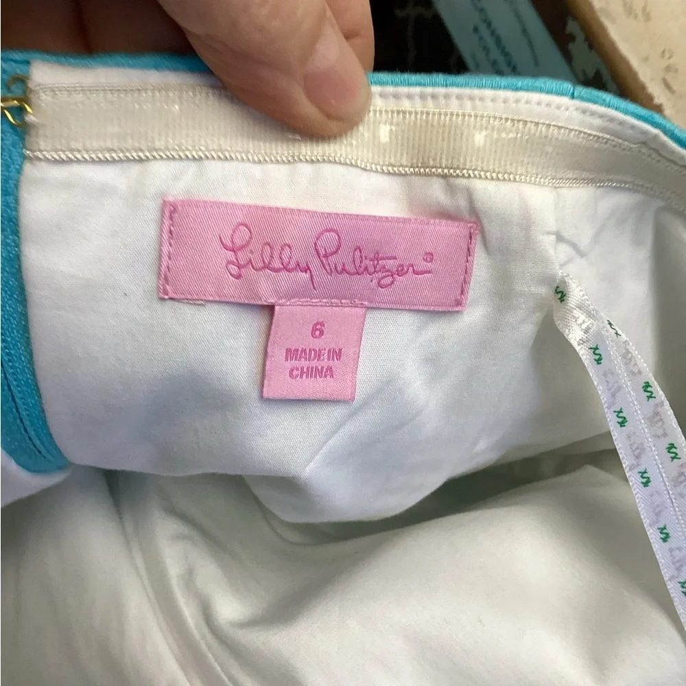 Lilly Pulitzer Strapless Embellished Dress | Size 6 - Picture 5 of 5